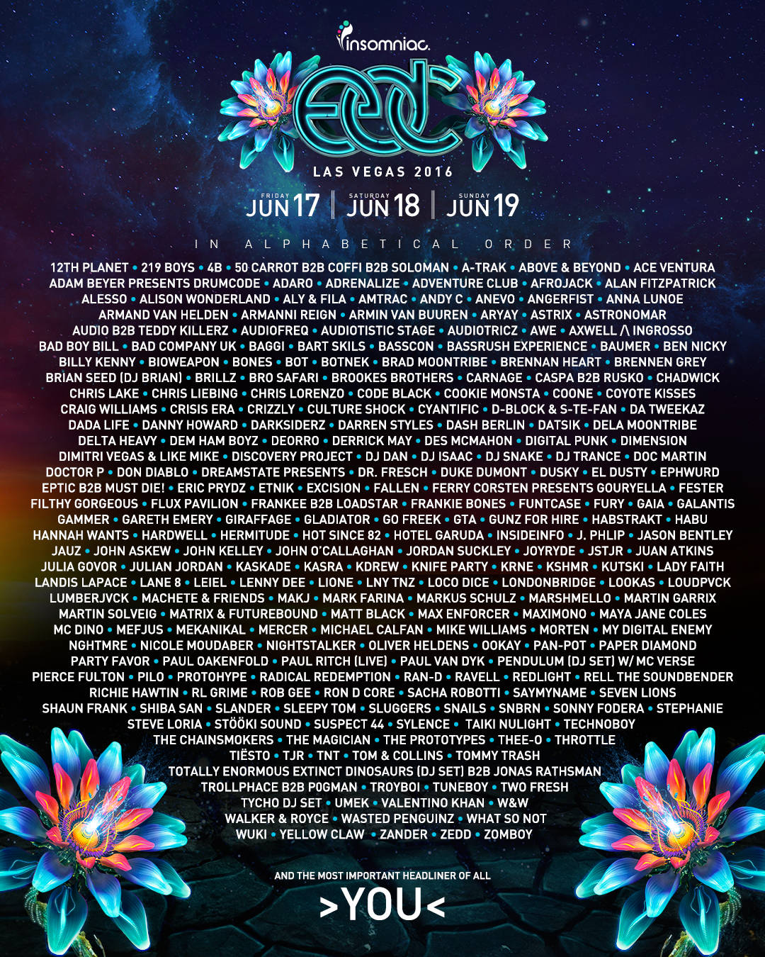 The Complete EDC Las Vegas 2016 Lineup Is Out | Your EDM